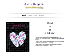 Tablet Screenshot of juliehalpern.com